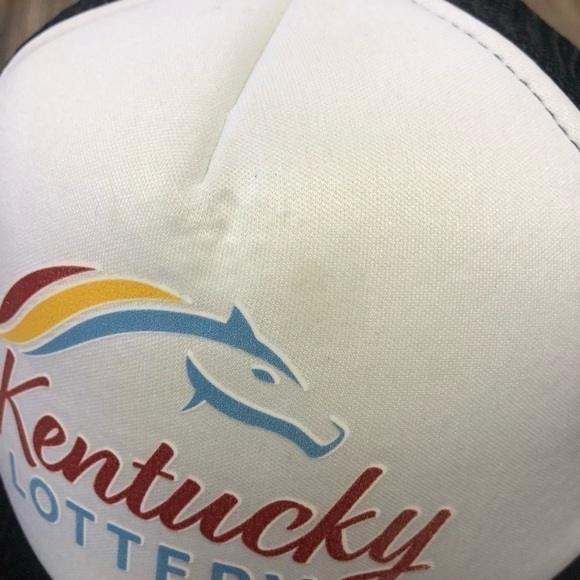 VINTAGE Kentucky Lottery Hat Cap Baseball Snapback - Picture 8 of 8